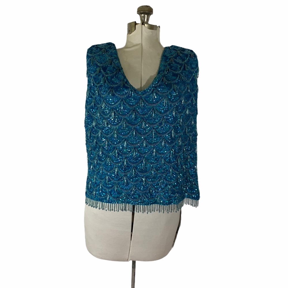 1960’s Sleeveless Beaded Top